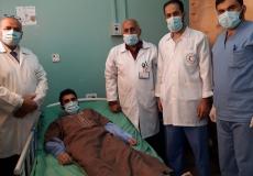 مركز العلمي للحروق يتعامل مع حالة خطيرة لشاب عشريني