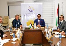 لقاء بين البنك الإسلامي الفلسطيني والبنك الإسلامي