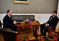 استقبال الرئيس المجري لنظيره المصري عبد الفتاح السيسي