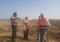 شق مسار وادي بيت حانون