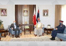 القائم بأعمال سفارة إسرائيل مع وزير الداخلية البحريني