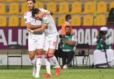 تعادل عادل بين الإمارات والعراق