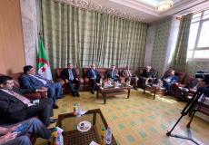 قاضي قضاة فلسطين خلال زيارته للجزائر