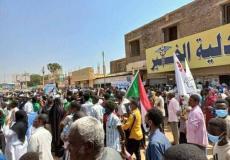 تظاهرات تعم الخرطوم في مليونية 21 أكتوبر