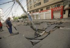 المناطق المتضررة إثر العدوان الإسرائيلي الأخير