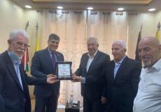 حركة فتح تكرم اللواء حازم عطا الله