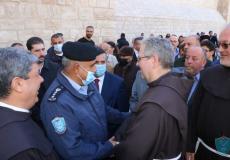 الشرطة تؤمن وتشارك بمراسم إستقبال حارس الأراضي المقدسة في بيت لحم