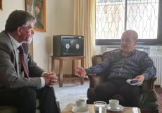 السفير عبد الهادي يبحث مع سفير الجمهورية الهنغارية آخر تطورات الأوضاع في فلسطين