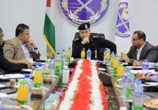 غزة: تفاصيل لقاء مدير عام الشرطة مع عدد من الصحفيين 