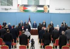 الرئيس عباس خلال لقائه مفوضية الأقاليم الخارجية لحركة "فتح"