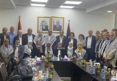 الشيخ يلتقي وفدًا من الأقاليم الخارجية لحركة فتح