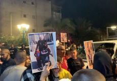 من المسيرة الحاشدة في اللد