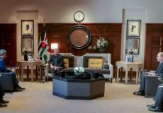 لقاء العاهل الاردني ووزير الخارجية الإماراتي