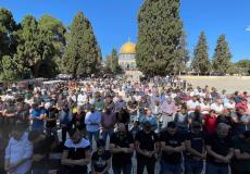 نحو 50 ألف مصل يؤدون صلاة الجمعة في المسجد الأقصى اليوم