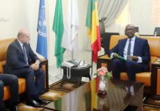 قاضي قضاة فلسطين يلتقي وزير خارجية مالي