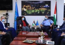 اللواء يوسف الحلو يجتمع بمعالي وزيرة الصحة في رام الله