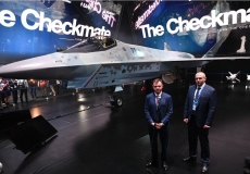 صورة أرشيفية للمقاتلة الروسية "كش مات" في أحدى المعارض في روسيا