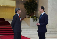 وزير خارجية الإمارات يلتقي بشار الأسد