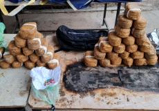 صورة للمخدرات التي يزعم الاحتلال أنه أحبط تهريبها من لبنان