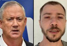 جورن جوروكوفيسكي(يمين) بيني غانتس وزير الجيش الاسرائيلي(يسار)