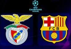 مباراة برشلونة وبنفيكا