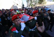 تشييع جثمان الشهيد أمجد أبو سلطان في بيت لحم