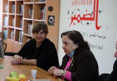 وزيرة الصحة تزور مؤسستي الضمير والحق