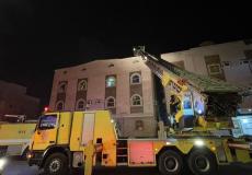 حريق في شقة سكنية بمكة المكرمة
