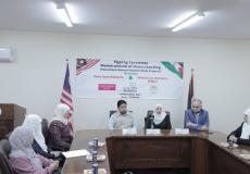 المرأة الماليزية تدعم نظيرتها الفلسطينية بعدة مشاريع تمكينية