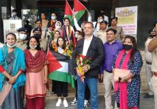 فلسطين تشارك في المهرجان الوطني للرقص القبلي بالهند