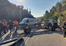 من مكان الحادث (تصوير طواقم الإنقاذ)