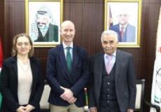 أبو شرار يطلع وفدا من الاتحاد الأوروبي على احتياجات السلطة القضائية