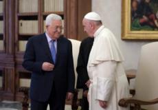 الرئيس محمود عباس يلتقي مع بابا الفاتيكان