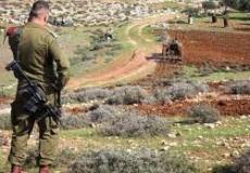 جرافات الاحتلال تُدمر خط مياه