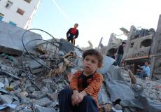 أطفال العدوان الإسرائيلي على غزة - ارشيف