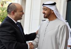 نفتالي بينت يلتقي محمد بن زايد في أبو ظبي