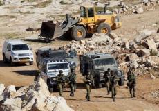 قوات الاحتلال تهدم 3 غرف زراعية غرب بيت لحم