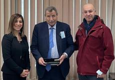 تكريم مدير عام الصندوق القومي الفلسطيني رمزي خوري