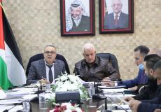 محافظ الخليل جبرين البكري ووزير الثقافة عاطف أبو سيف