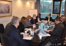 صورة ارشيفية للقاء ابو هولي مع الوفد الامريكي