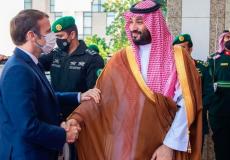 الرئيس الفرنسي ماكرون وولي العهد السعودي