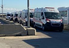 وصول سيارات الإسعاف إلى قطاع غزة