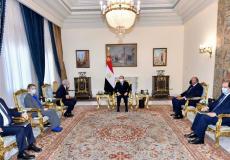 تفاصيل اجتماع الرئيس المصري مع وزير خارجية إسرائيل في القاهرة