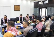 وفد من «الديمقراطية» يلتقي رئيس جامعة الأقصى بغزة