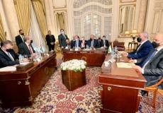 الاجتماع الوزاري السداسي الذي عقد في مصر لبحث القضية الفلسطينية