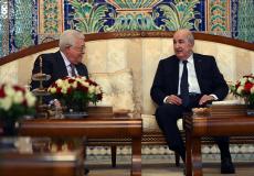 لقاء الرئيس الجزائري تبون بالرئيس الفلسطيني محمود عباس