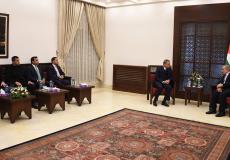 لقاء اشتية مع وزير الداخلية الأردني