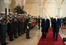 الرئيس عباس والرئيس الجزائري عبد المجيد تبون