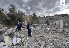 اجبار عائلة نصار على هدم ثلاثة منازل في سلوان