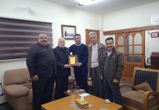 وفد قيادي من قيادة حزب الاتحاد الديمقراطي الفلسطيني